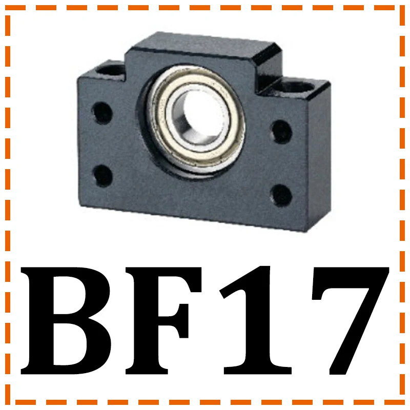 BF17 Блок поддержки TBI Профессиональный BF10 BF12 BF15 BF17 BF20 поддержка ed-side C3 C7 для шарикового винта TBI sfu 1204 Премиум bk12 части ЧПУ - Цвет: BF17