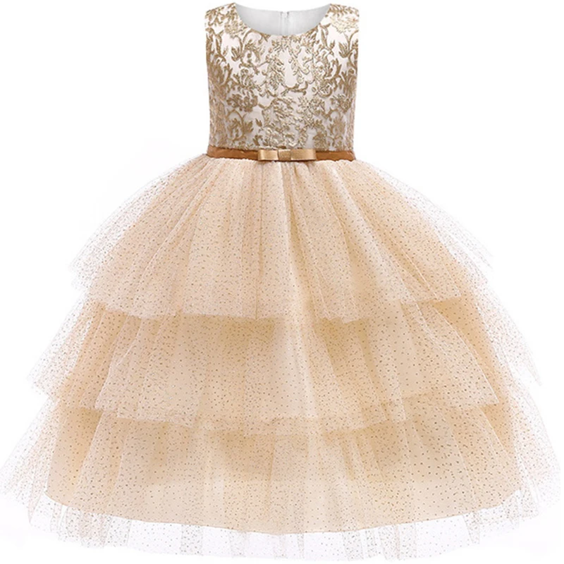 Christmas Baby Girls Princess Dress Kids Wedding Party Dresses Toddler Children Clothing Embroidery Flower Ball Gown Vestidos | Детская