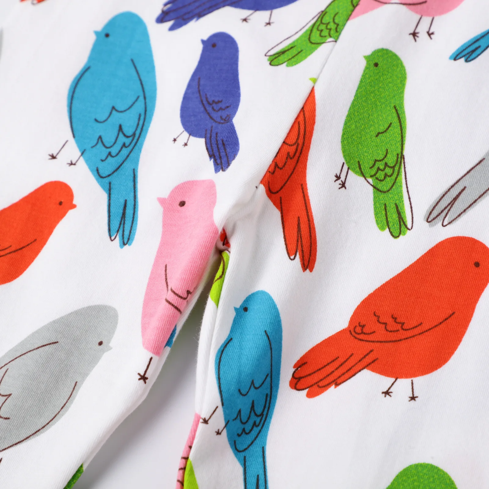 

Girls' tights cotton baby pants brand children's tights girls' pants tight printed bird pattern children's tights 1062