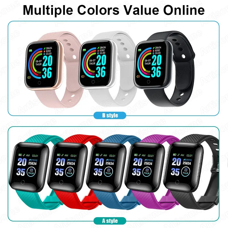 smart watch women men 2020 sport fitness tracker bracelet heart rate monitor smartwatch bluetooth wrist watch for ios android free global shipping