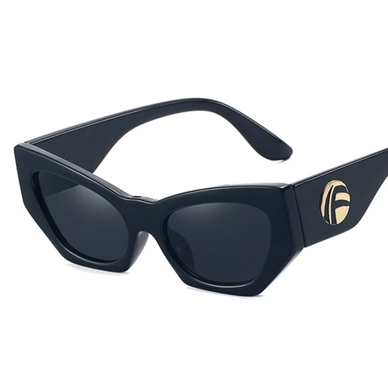 

Очки солнцезащитные женские «кошачий глаз», модные брендовые дизайнерские винтажные солнечные очки в большой оправе, UV400