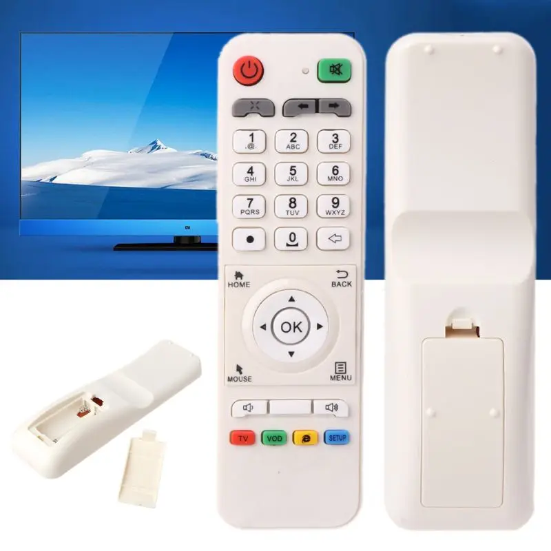 

White Remote Control Controller Replacement for LOOL Loolbox IPTV Box GREAT BEE IPTV and MODEL 5 OR 6 Arabic Box Accessories yhq