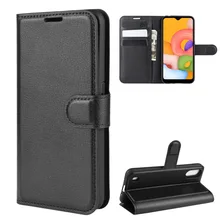 For Samsung Galaxy A01 Case SM-A015F Soft Silicone insert Flip Wallet Leather Case For Samsung A01 Cover Kickstand Phone Bag