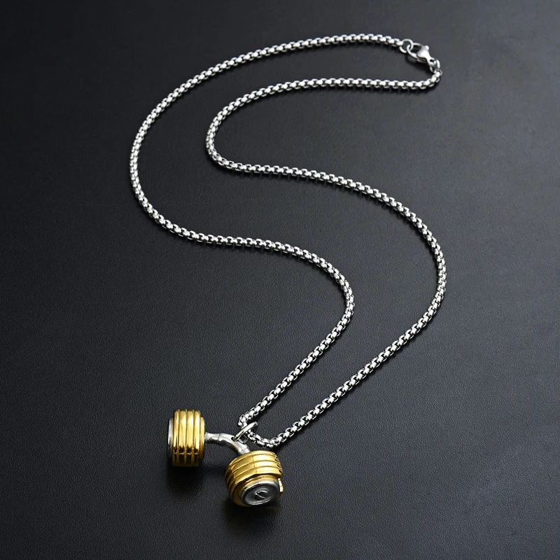 Мужское колье из титановой нержавеющей стали 24 дюйма
