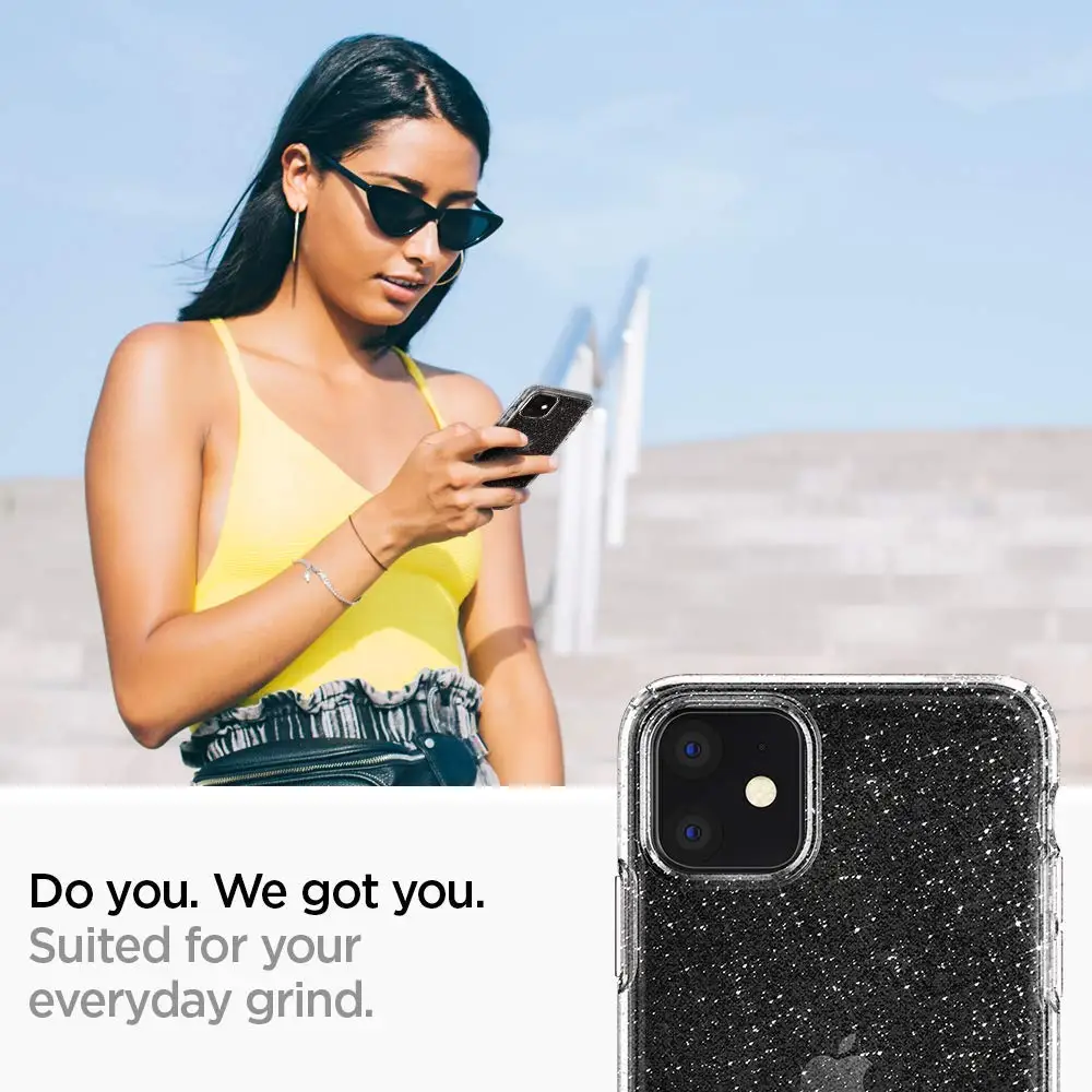 Прозрачный чехол с жидким кристаллом и блестками для Apple iPhone 11 Pro Max XR X XS 8 Plus 7 6 6S