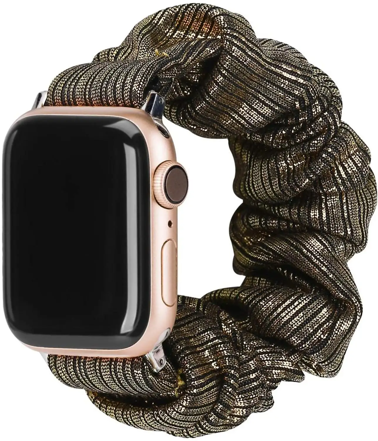 

Women Scrunchie Bands for Apple Watch 38mm 40mm 42mm 44mm,Cute Pattern Printed Replacement Bracelet for iWatch Series 5 4 3 2 1