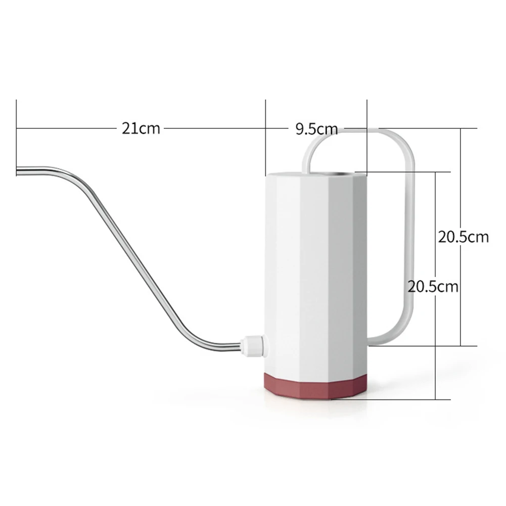

1.2L Watering Can Long Mouth Potted Bonsai Kettle Flowers Irrigation Plastic Cylindrical Home Handle Practical Plant Sprinkler