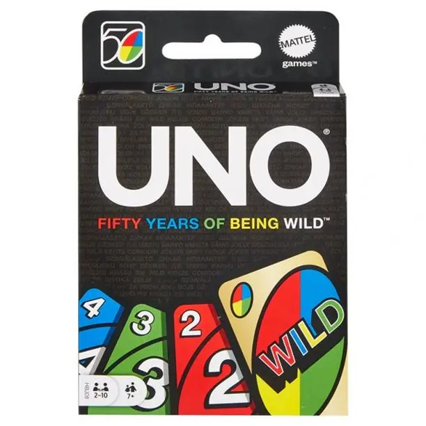 Mattel UNO 50 BTS замороженный Покемон uno юбилейное издание покерные карты игра для