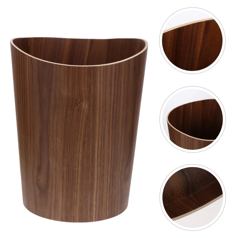 

1Pc Nordic Style Garbage Bucket Household Ash-bin Japanese Style Waste Container