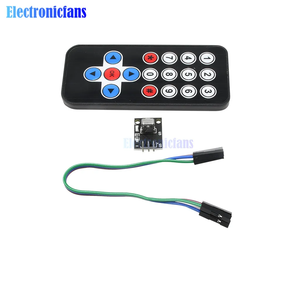 Инфракрасный пульт дистанционного управления ИК приемник модуль DIY Kit HX1838 для