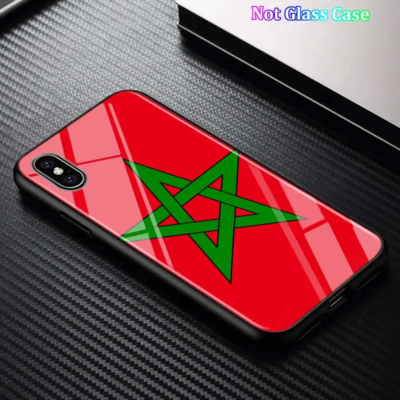 Черный чехол MA Maroc с флагом Марокко для iPhone 11 11Pro X XR XS Max для iPhone 8 7 6 6S Plus 5S 5 SE глянцевый чехол для телефона - Цвет: Style 04