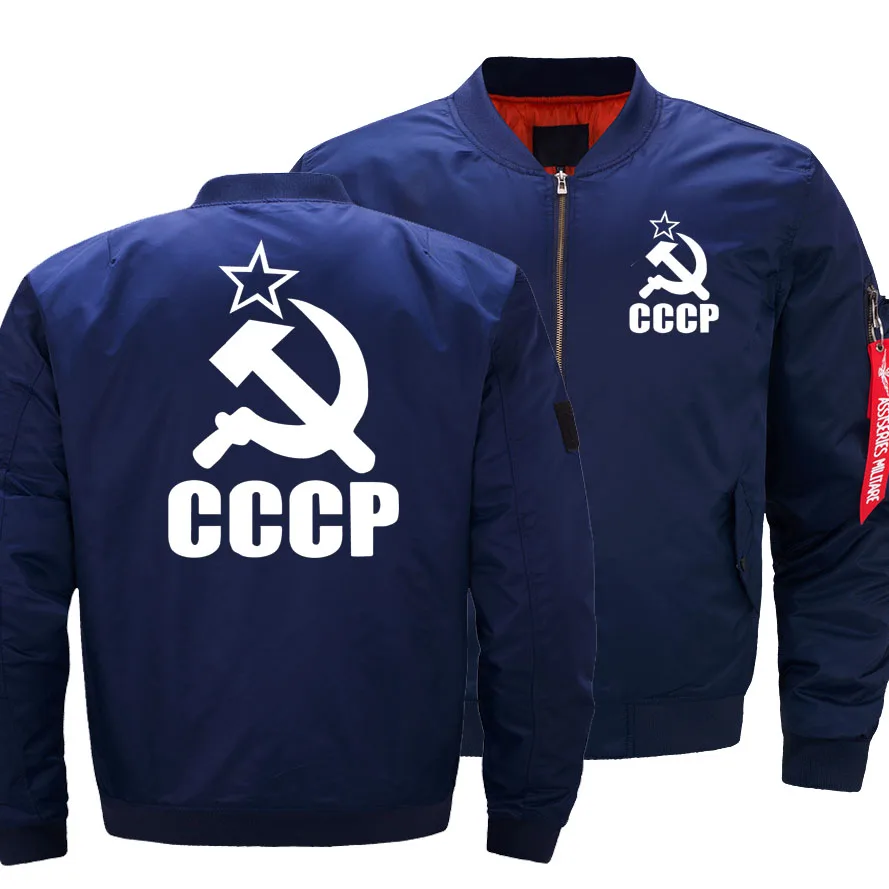 

New Autumn Winter Flight Jacket Goltang Cccp Logo Coat Mens Womens Warm Casual Zipper Outdoor Baseball Jacket