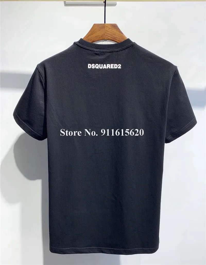 

Dsquared2 T-Shirt D2 Men Women Print Tees Dsq2 Short Sleeve DT763