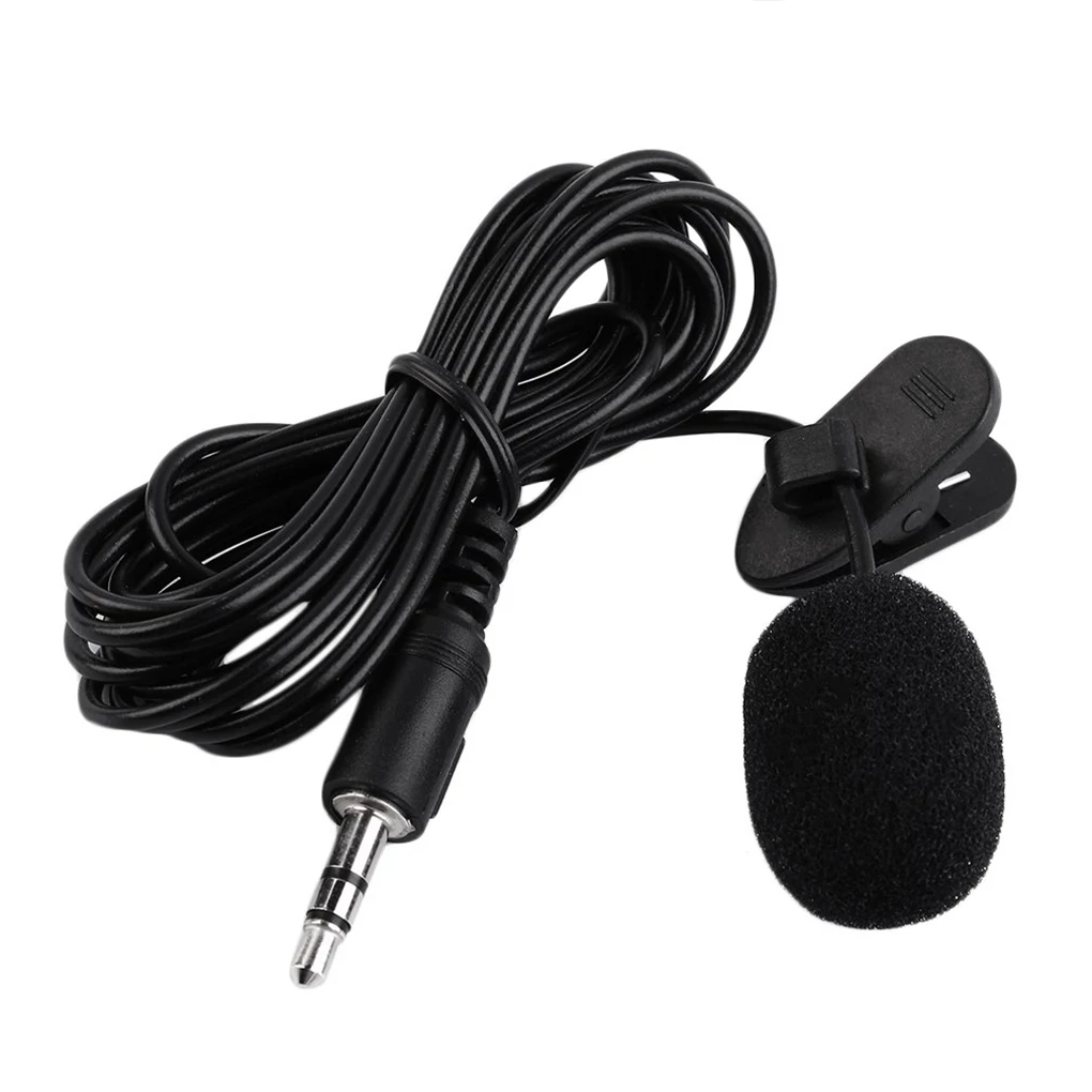 

External 3.5mm Clip-on Voice Tube Lapel Lavalier Microphone Mic for PC Laptop Mic for PC Microphone for PC laptop