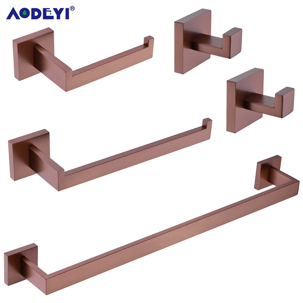 Hooks Stainless Steel Bedroom Wall Mount Bath Hardware Sets