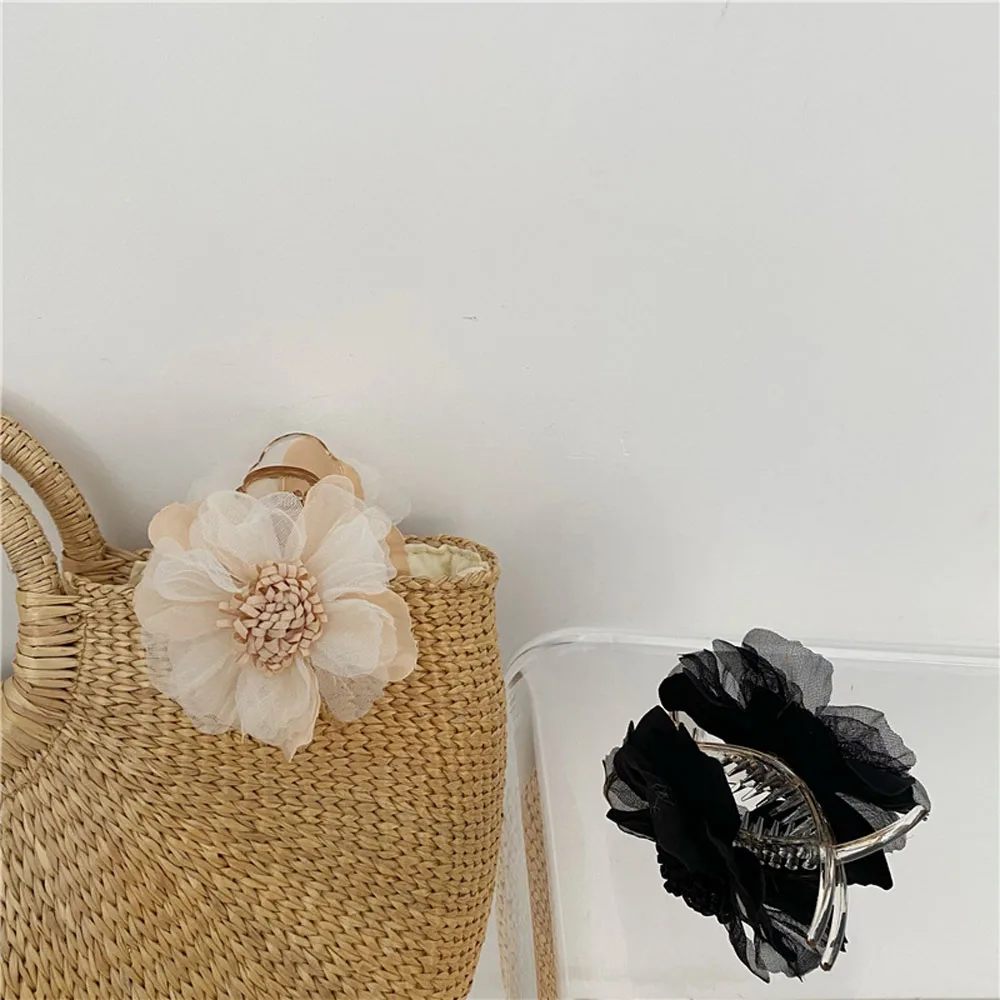 

Temperament Simulation Flower Hairpin Top Clip Art Small Fresh Ball Head Duckbill Clip Horsetail Catch Clip Korea