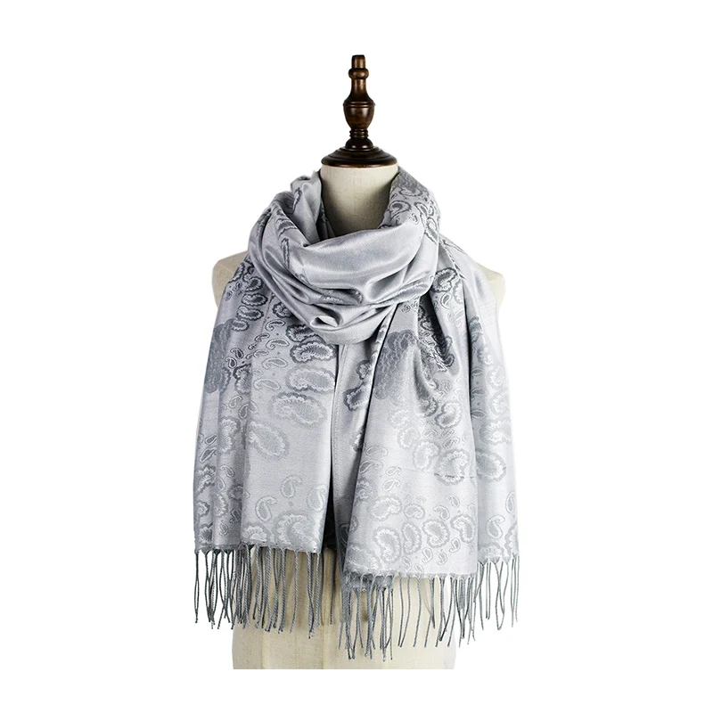 

Frauen Woven Shawl Fashion Mujer Scarves Long Capes Jacquard Winter Kashmir Pashmina Hijab Femme Muffler Stole
