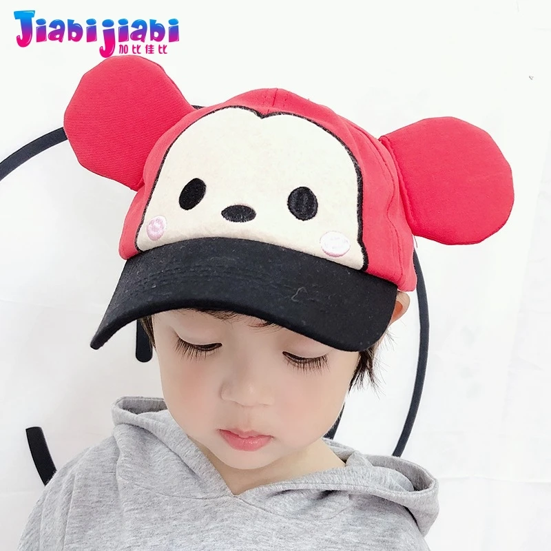 Летняя бейсбольная кепка для детей Весенняя тонкая тканевая солнцезащитная