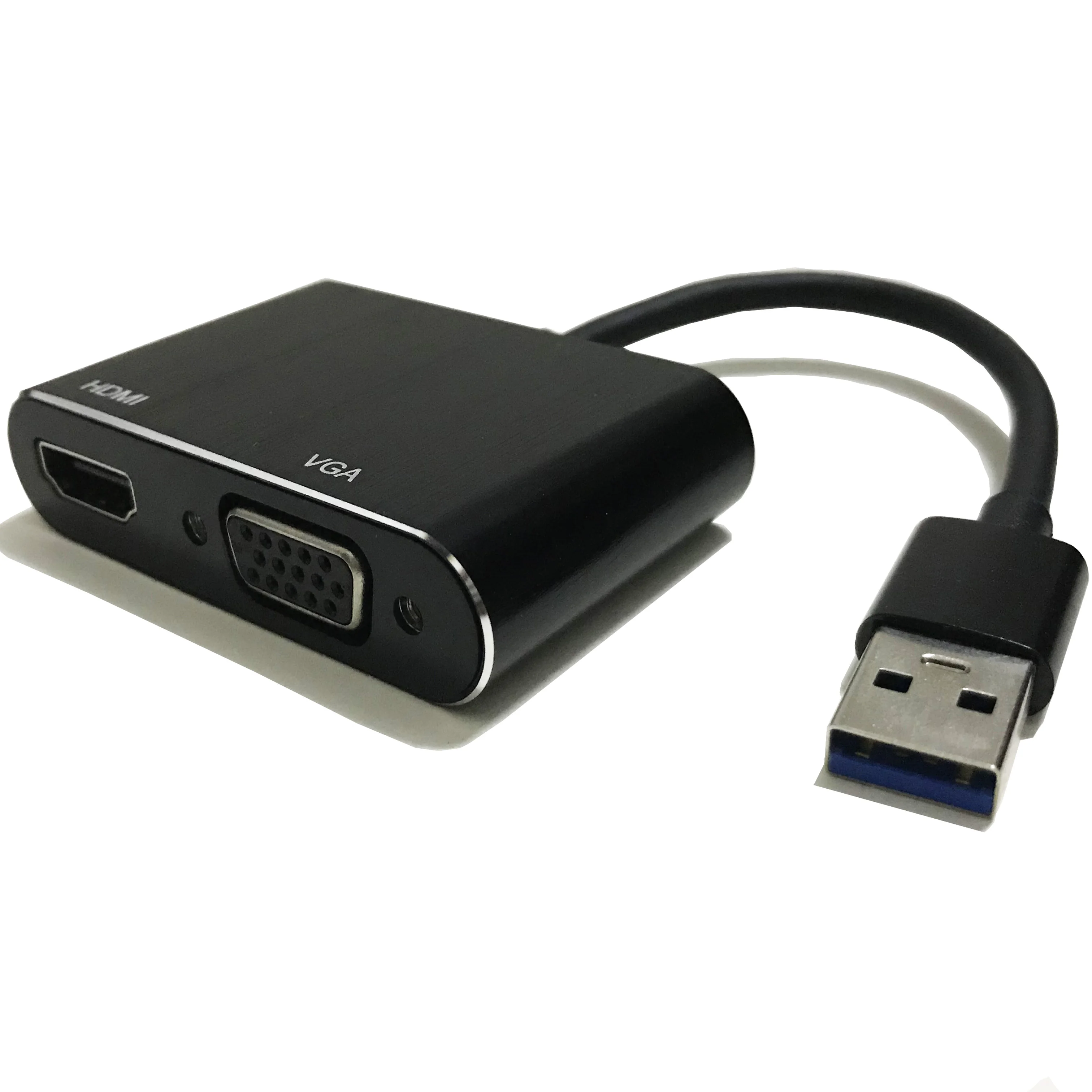 HDMI VGA адаптер USB3.0 к видео конвертер дисплей Plug Play HUB расширение подключения USB VGA/HDMI