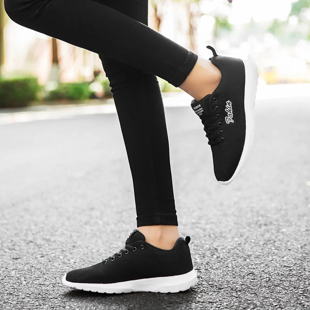 

Factory Direct Couple's Casual Shoes Fashion Breathable Walking Mesh Flat Shoes Sneakers Women 2019 Gym Vulcanized Apr15