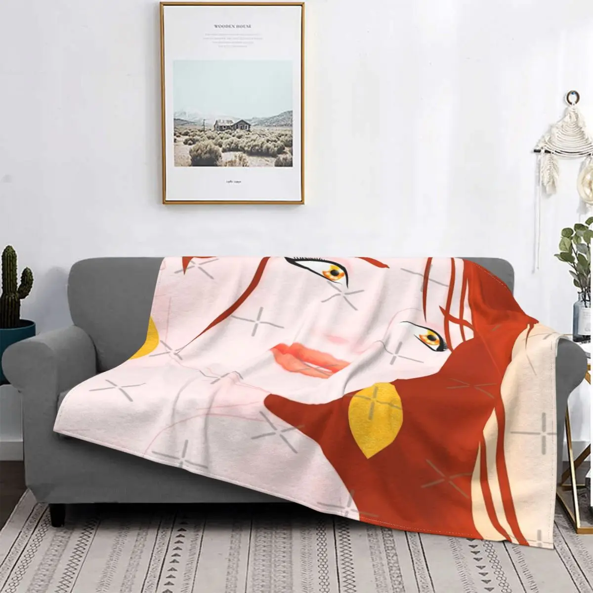 

Manta a cuadros de muselina para cama, colcha de estilo Anime, manta de verano, colcha de Пикник