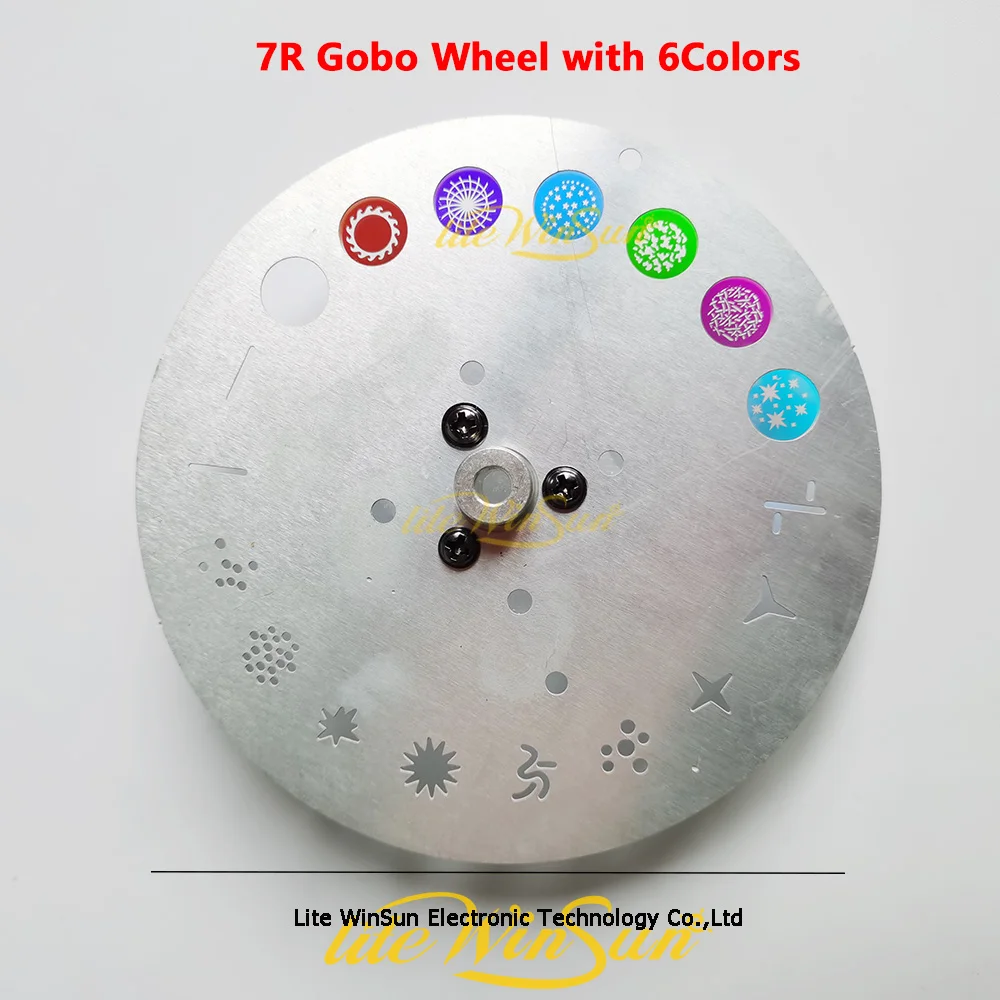 Колесо Gobo с цветным для 5R 7R Сменное колесо вращающейся головкой 1 шт.|Эффект