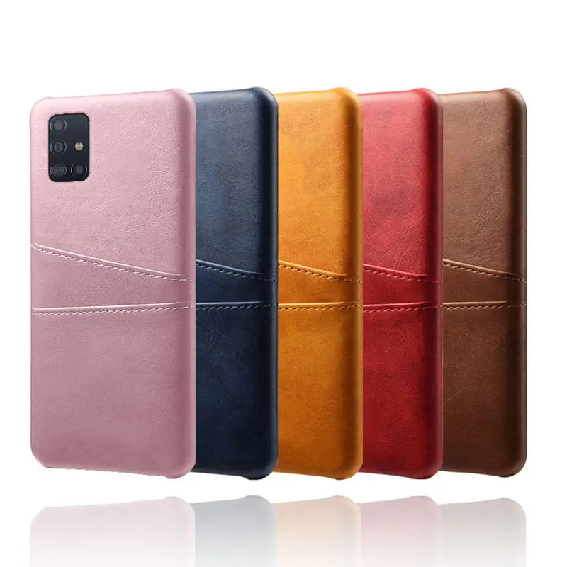 Чехол из искусственной кожи с отделениями для карт Samsung Galaxy A51/A71/A81/A91/M30S/S20 Plus/A515 -