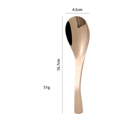 

Large Stainless Steel Spoon Children's Meal Spoon Tableware Food Spoon Deepening and Thickening Spoon Polishing Process