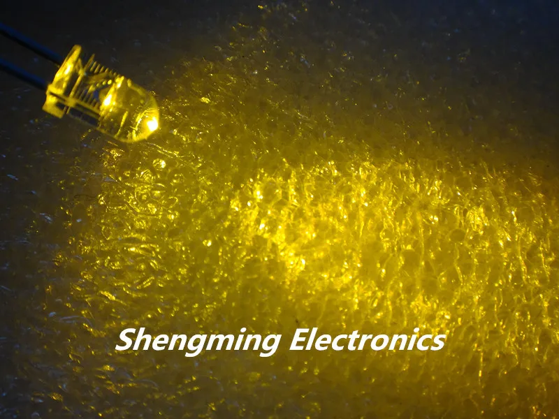 100 шт. F3 3 мм желтый круглый суперъяркий светодиодный светильник | Электронные