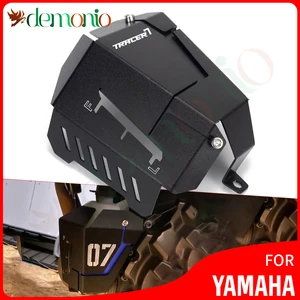 With Logo Motorcycle coolant recovery tank shielding protection cover For Yamaha Tracer 7 / GT 2021 2022 TRACER7 7GT