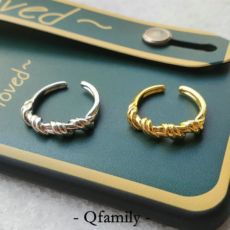 Женское/Мужское витое кольцо из серебра 925 пробы | Украшения и аксессуары