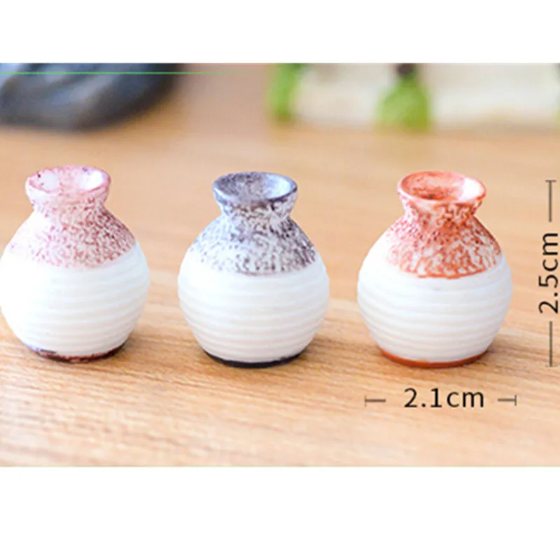 Мини каучуковая миниатюрная Милая ваза для рта аксессуары рукоделия 1 шт.