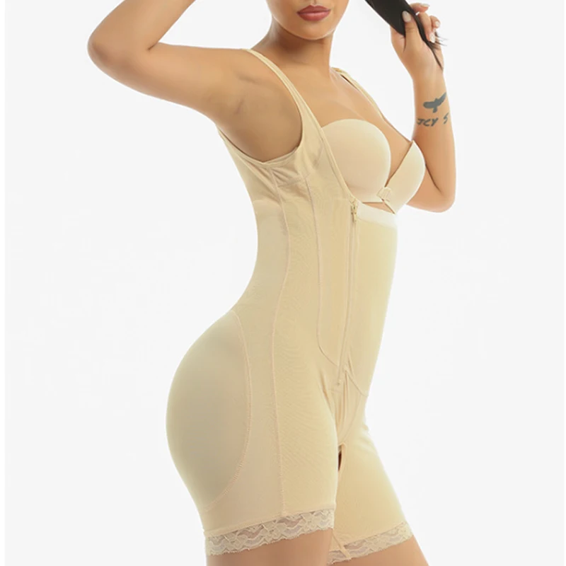 Hip Lifter Body Shapewear Abdomen Body Shapewear Waist Trainer Tight Zipper hourglass girdle bbl post op surgery supplies