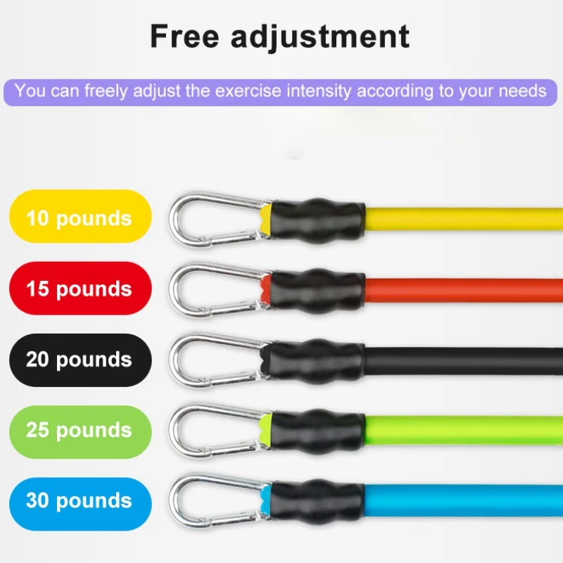 

Yoga Pull Rope Fitness Gum 5 Tube Resistance Bands Latex Pedal Exerciser Expander Elastic Bands Yoga Equipment Pilates Workout