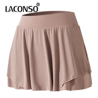 laconso womens tennis golf skirt skort double layer short pants sports dance yoga fitness running sexy beautiful workout outfit