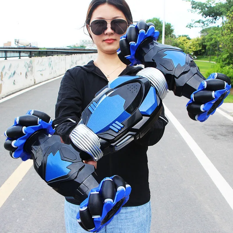 Цена 4WD RC автомобиль радио Управление Stunt автомобилей жест индукции скручивания вездеход светильник музыка сторона вождения р/у дрейфующая игру...