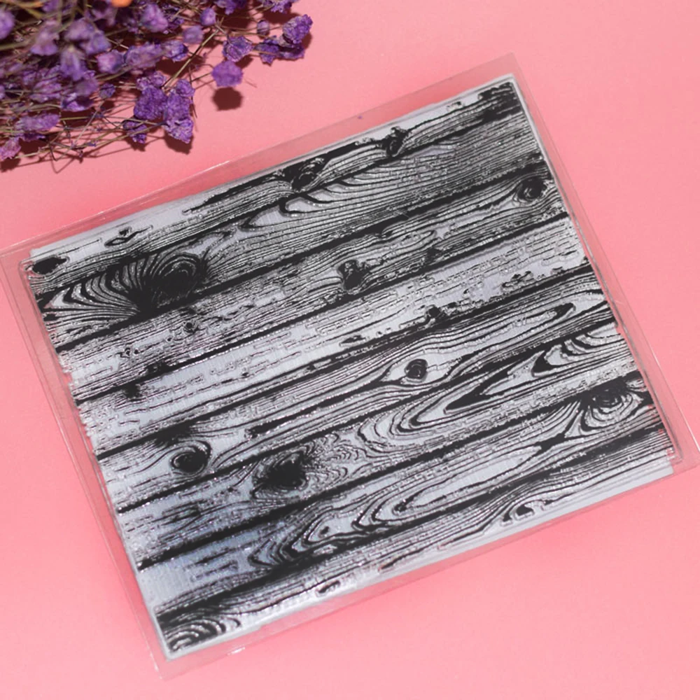 Штамп для скрапбукинга винтажный прозрачный штамп под дерево | Дом и сад