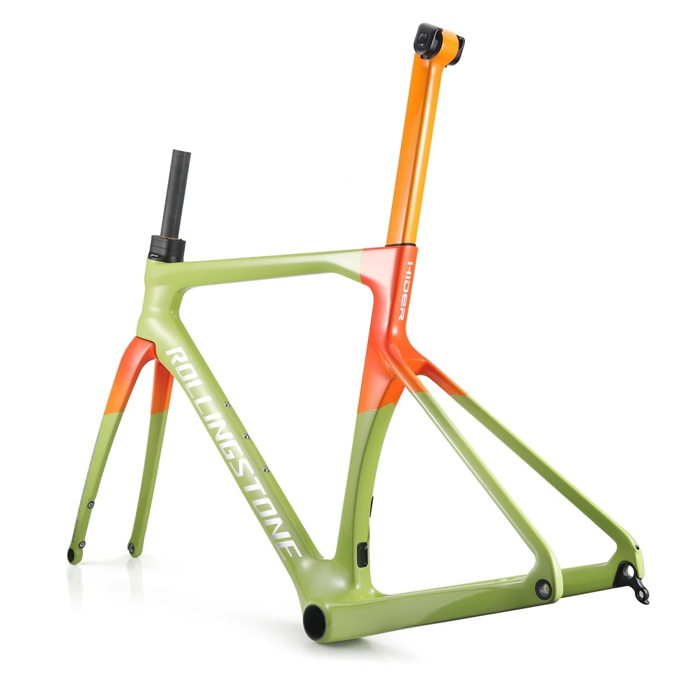 Rolling Stone Hider карбоновый дисковый тормоз Дорожный комплект рамы и Аэро бар полная