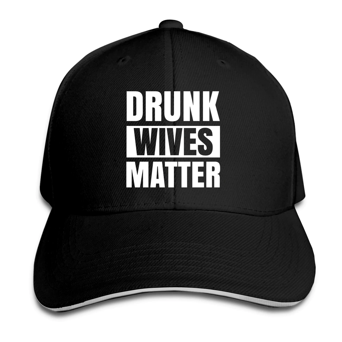 

Drunk Wives Matter Hat Baseball Cap for Men Women Fashion Adjustable Sun Hat