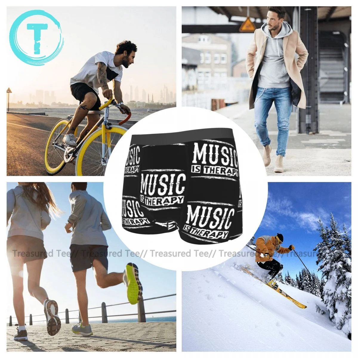 

Letter Underwear Funny Trenky Sublimation Trunk Polyester Sublimation Man Boxer Brief