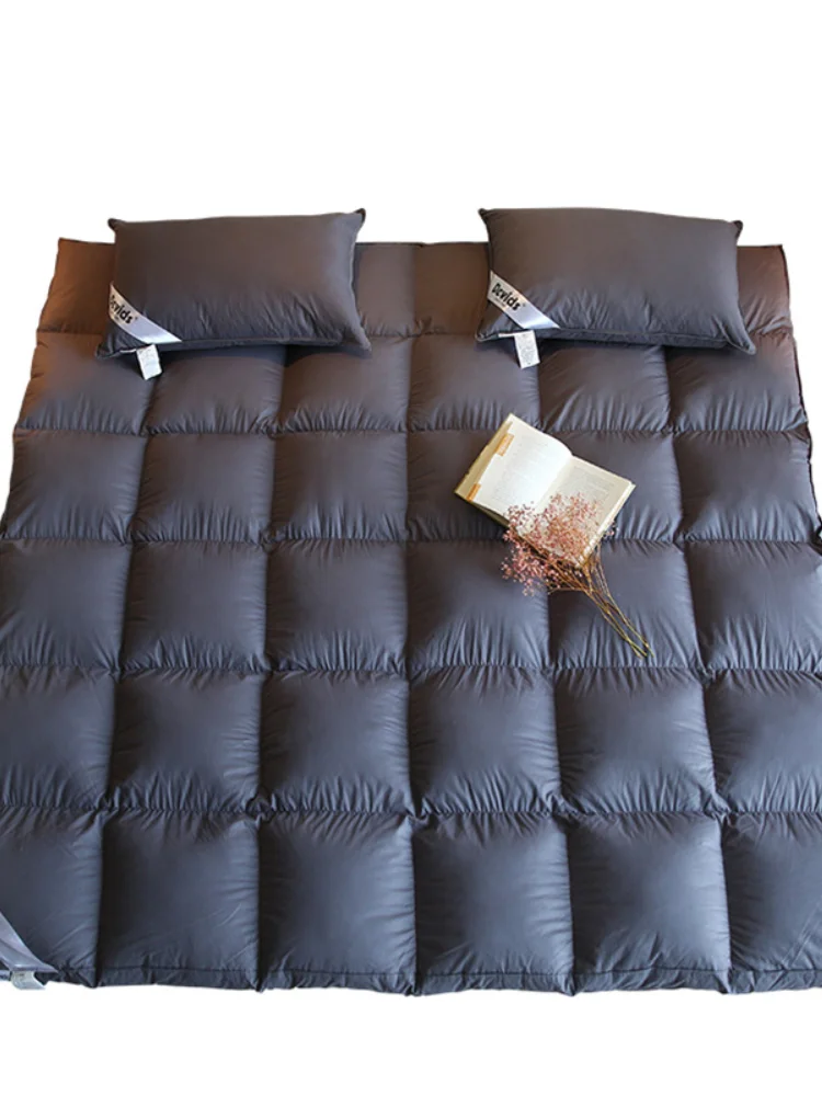 Мягкий массажный матрас VESCOVO с 100% гусиным пухом для односпальной и двуспальной