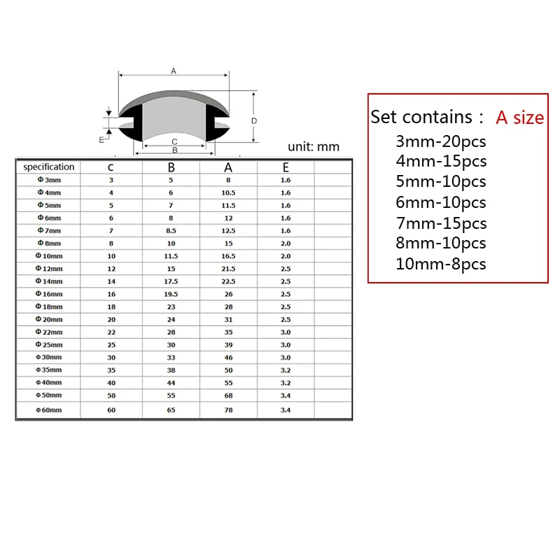 88 шт. резиновые уплотнительные кольца в ассортименте|Прокладки| |