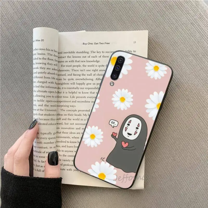 

Anime Spirited Away Faceless Man daisy Phone Case For Samsung galaxy S note 7 8 9 10 20 fe edge A 6 10 20 30 50 51 70 lite plus