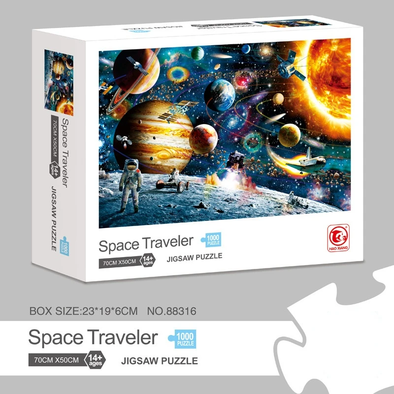 1000 Pieces Starry Sky Architecture Puzzle Landscape Educational Toys Christmas Gifts | Игрушки и хобби