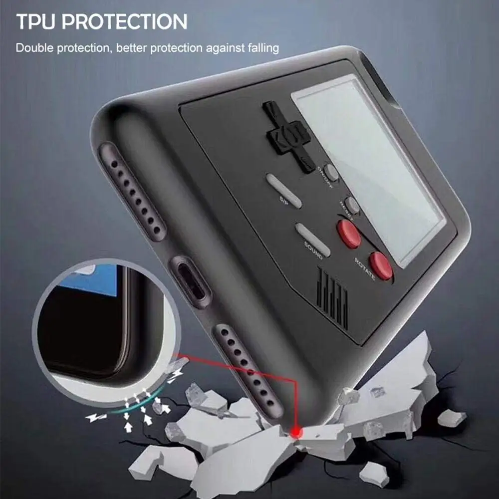 Ретро Teris Gameboy чехол для телефона для iPhone 11 Pro Max X XS MAX XR Мягкий ТПУ чехол для мальчика чехол для игры для Iphone 6 6S 7 8 Plus Capa