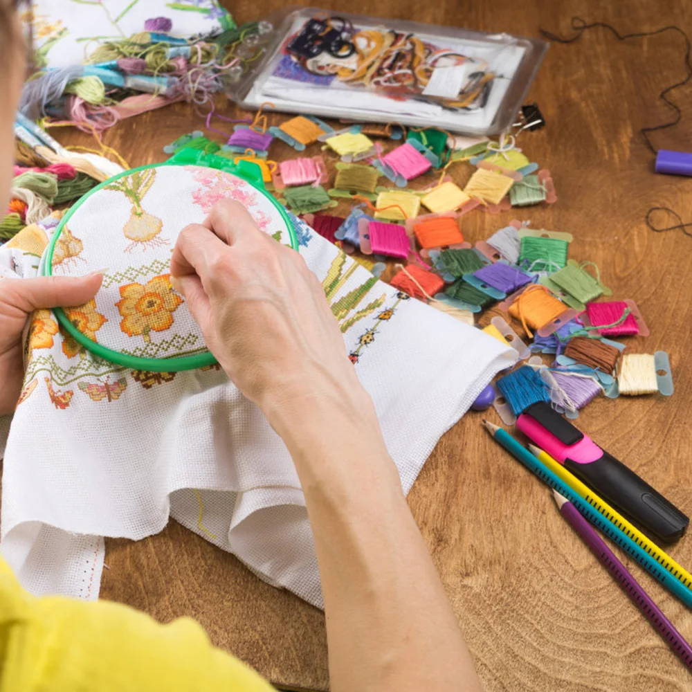 50 шт. швейные инструменты органайзер для ниток вышивки крестом стенд швейная