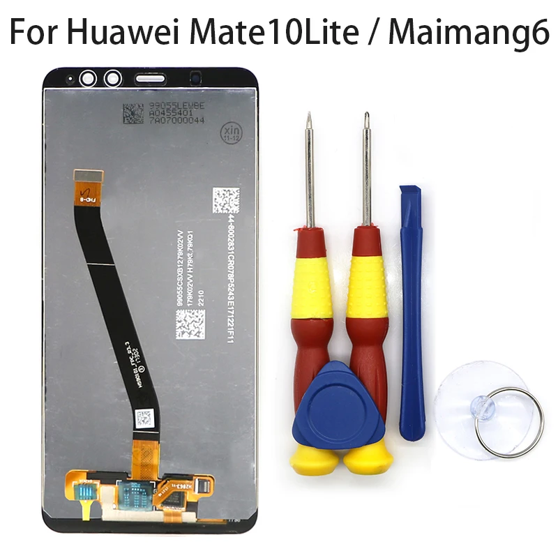 Новый ЖК-дисплей с сенсорным экраном ЖК-экран для Huawei mate 10 lite сменные детали +