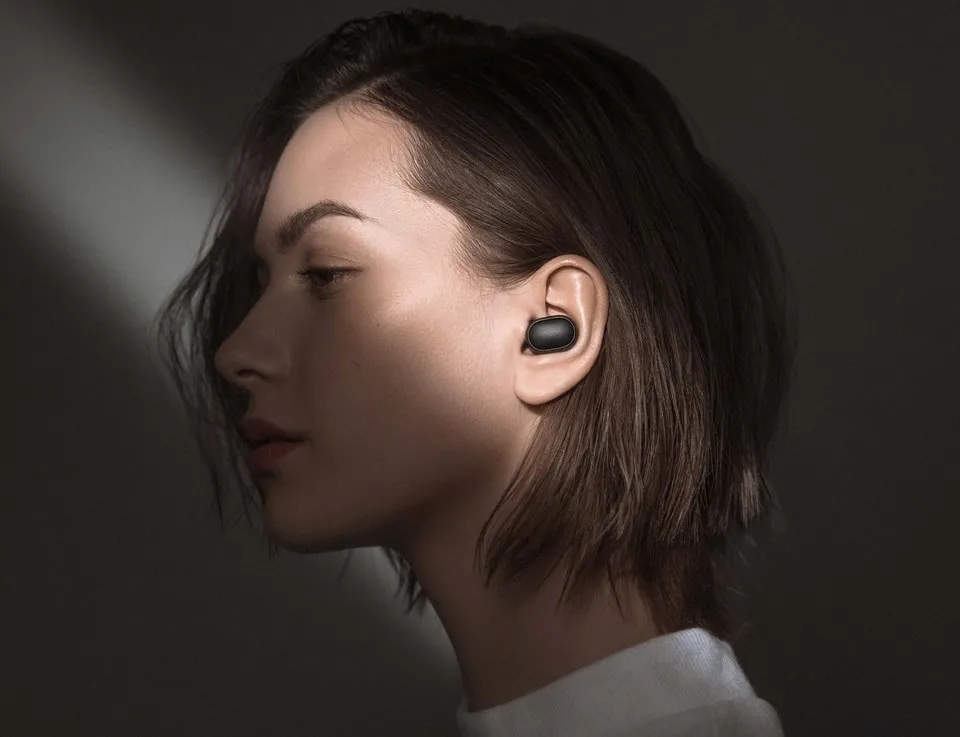 Беспроводные наушники Xiaomi RedmiAirDots S Время работы 4 ч Активное шумоподавление