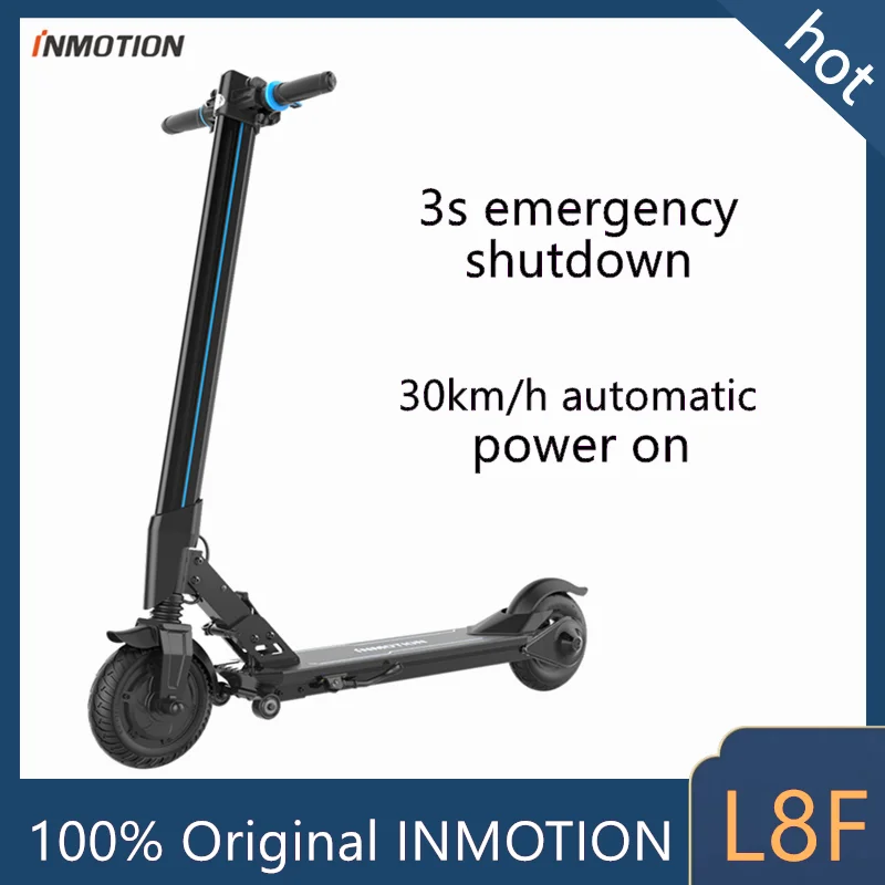 Оригинальный продвинутый умный электрический скутер INMOTION L8F складной самокат 30