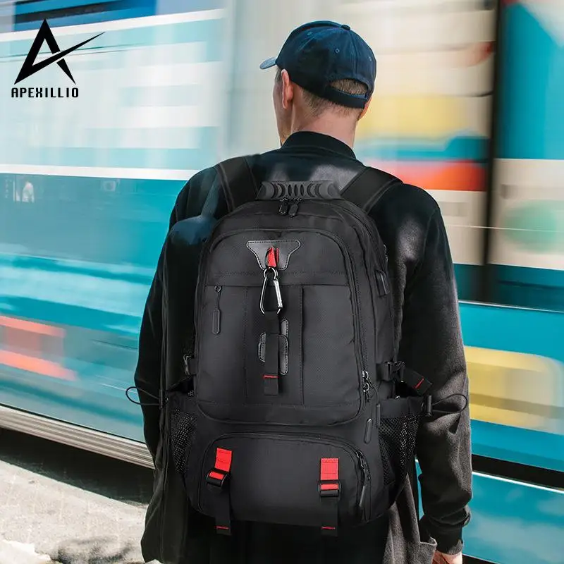 

Дорожный рюкзак для мужчин, уличная вместительная школьная сумка для альпинизма, деловой дорожный ранец для багажа